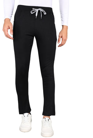 Men's Black Medical Scrub Set with Stretchable Top & Standard Bottom - Supermedic