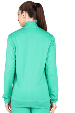 Ultra Soft Green Scrub Jacket Designed for Women - Supermedic