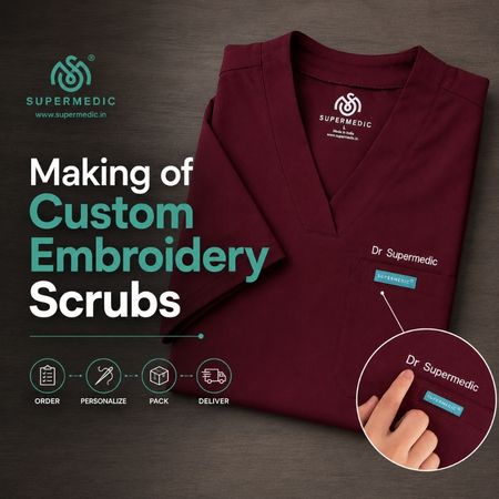 The Embroidery Process: How Personalized Scrubs Go From Order to Doorstep