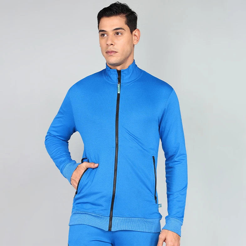 Men's Turtle Neck Scrub Jacket