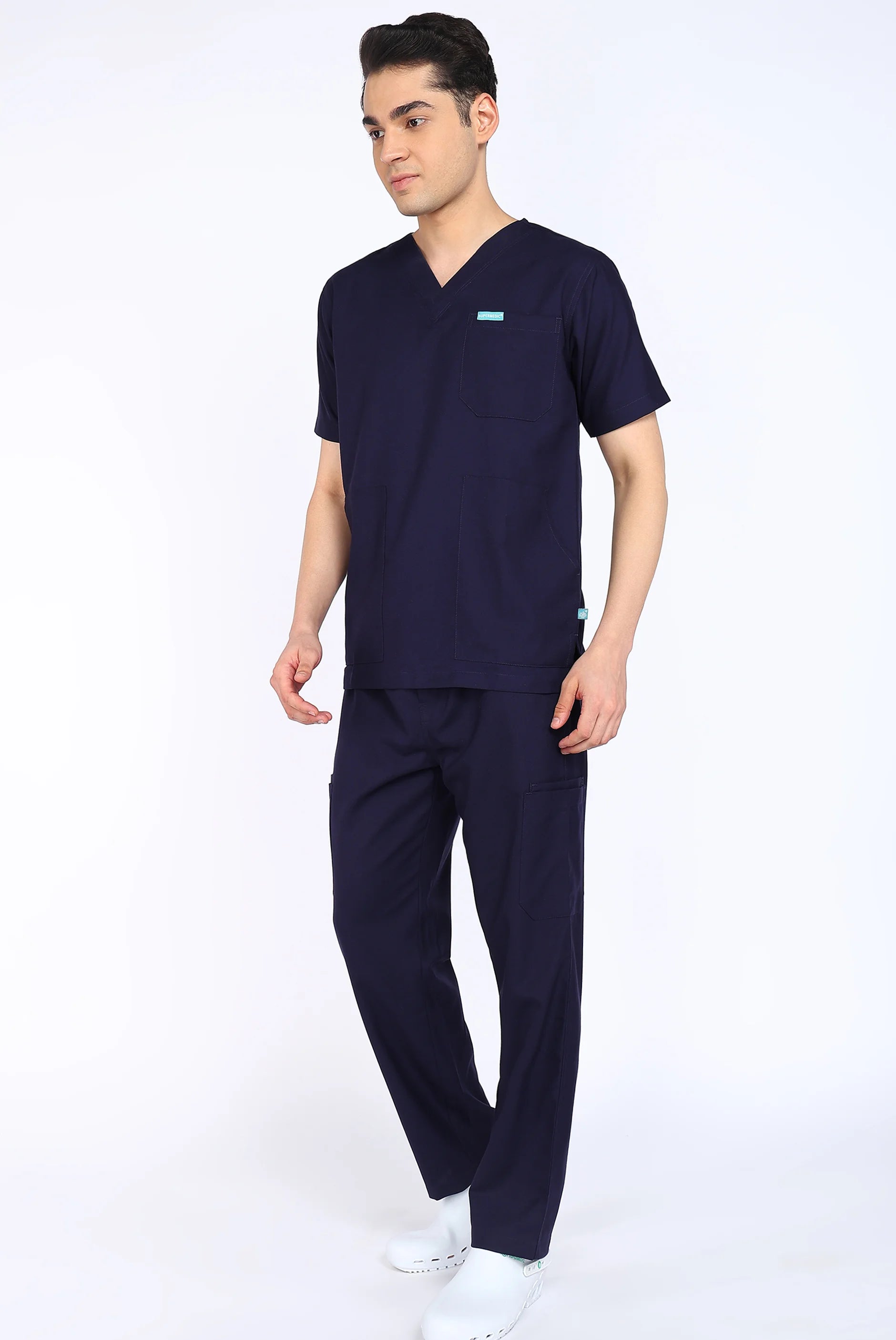 Classic True Navy Scrub Set for Men