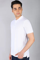 White Polo T-Shirt for Men