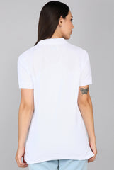 White Polo T-Shirt for Women