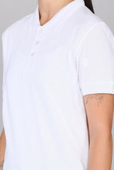 White Polo T-Shirt for Women