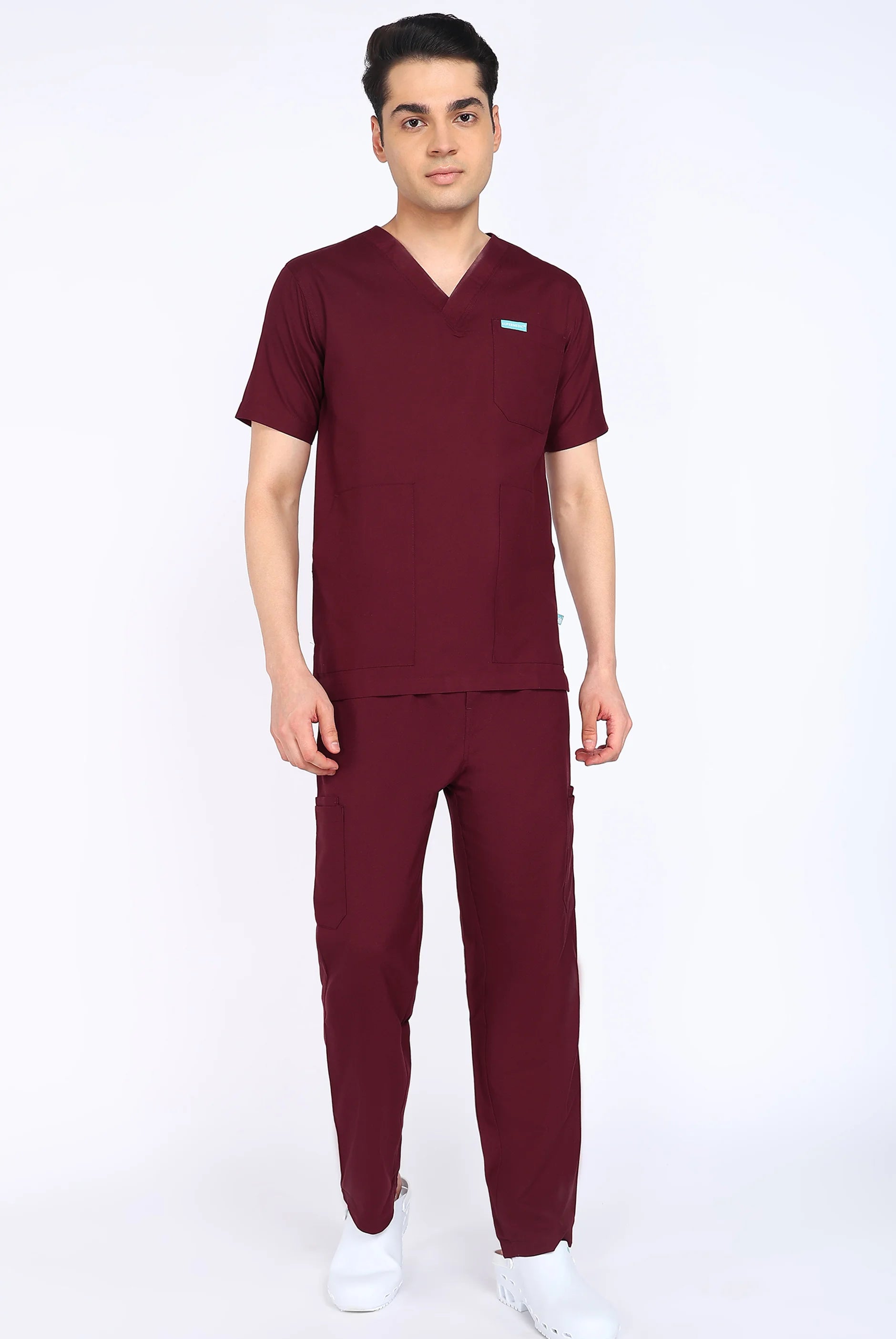 Classic French Wine Scrub Set for Men