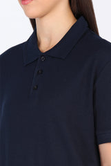 True Navy Polo T-Shirt for Women
