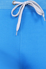 4-Way Stretchable Women's Royal Blue Top & Standard Bottom Scrub Set