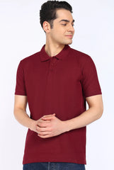 Maroon Polo T-Shirt for Men