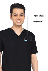 Classic Black Scrub Set for Men