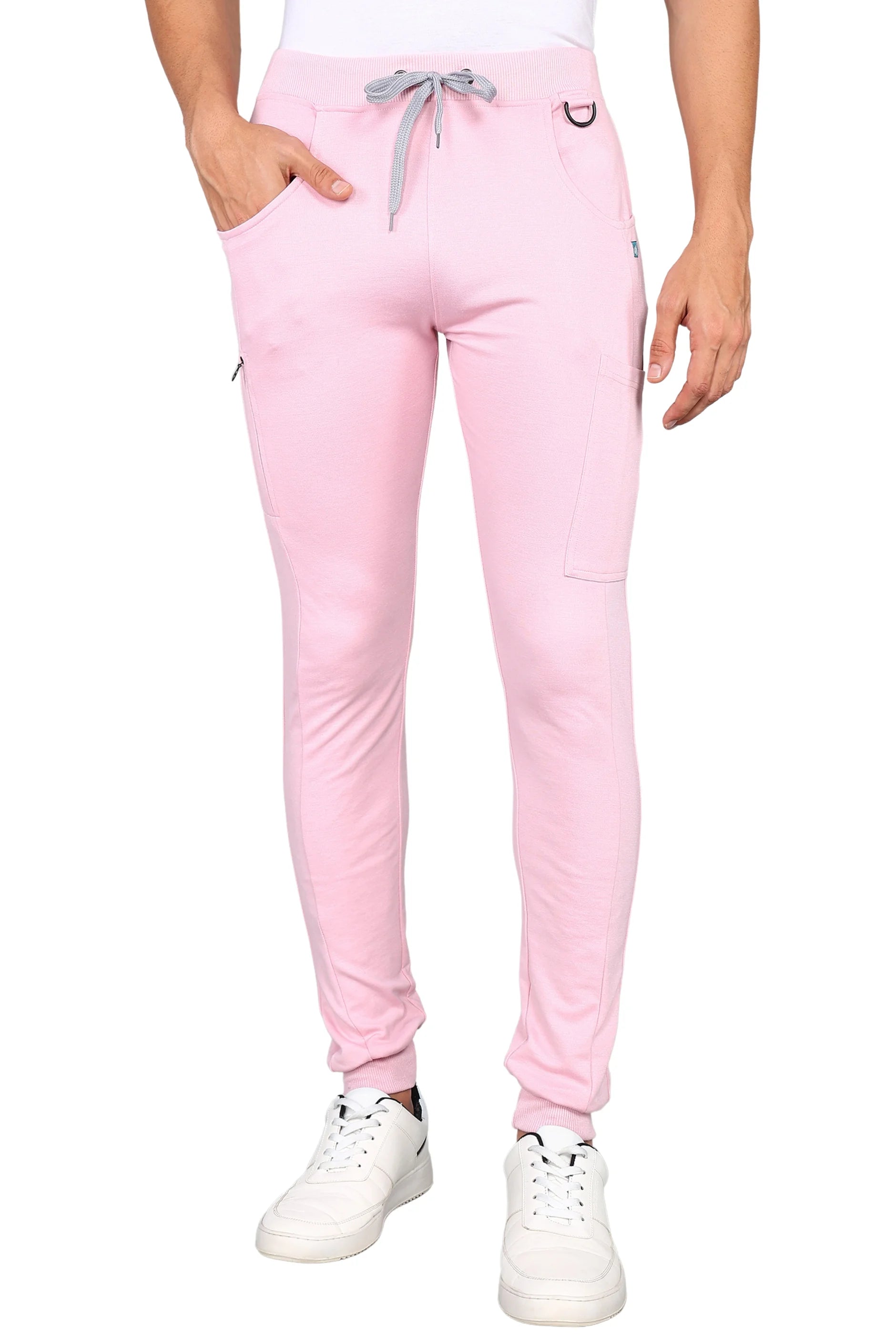 Professional Pink Scrubs - Adaptable Jogger Pants