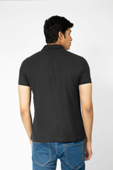 Black Polo T-Shirt for Men