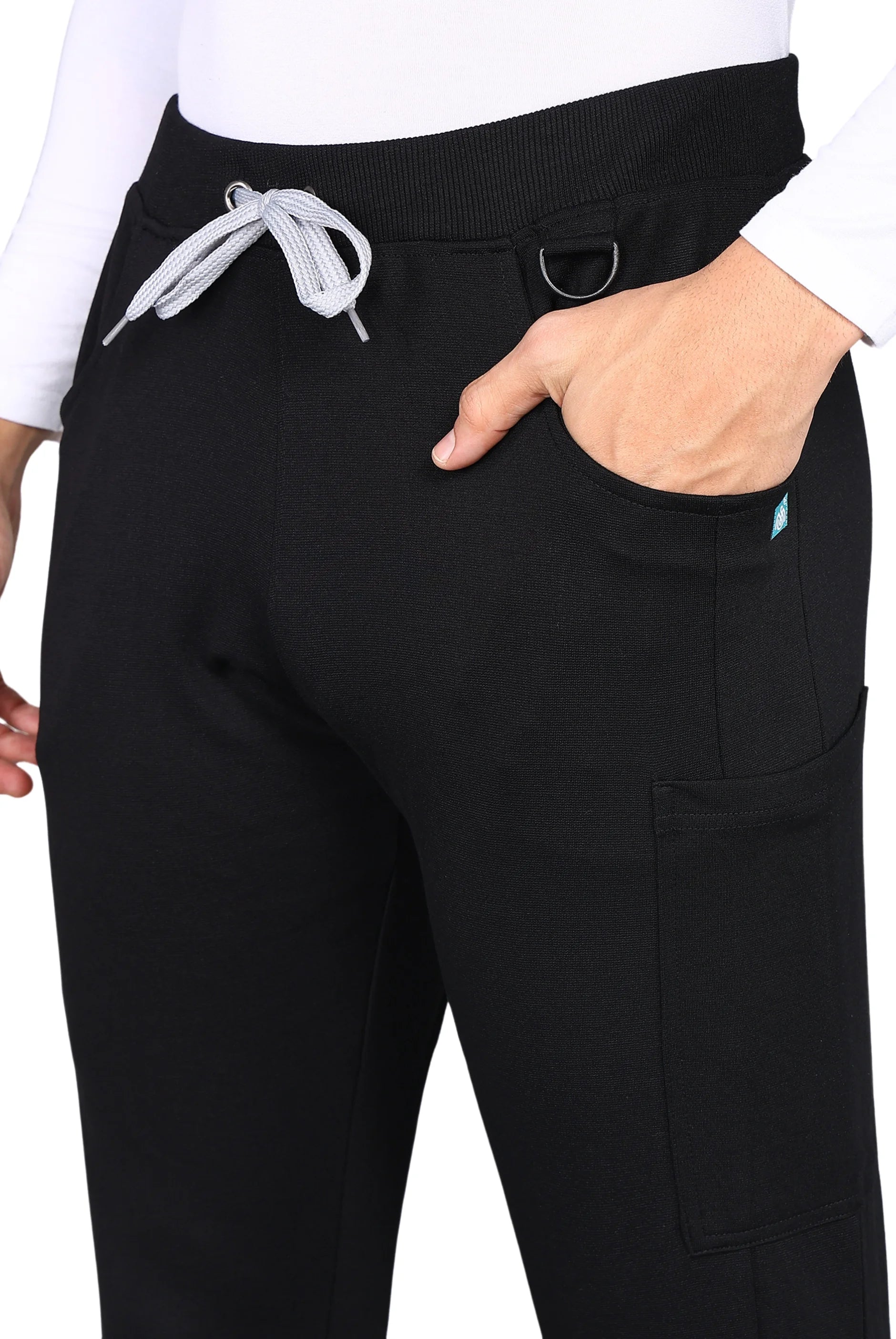 Black Jogger Scrub Set - Ultimate Comfort