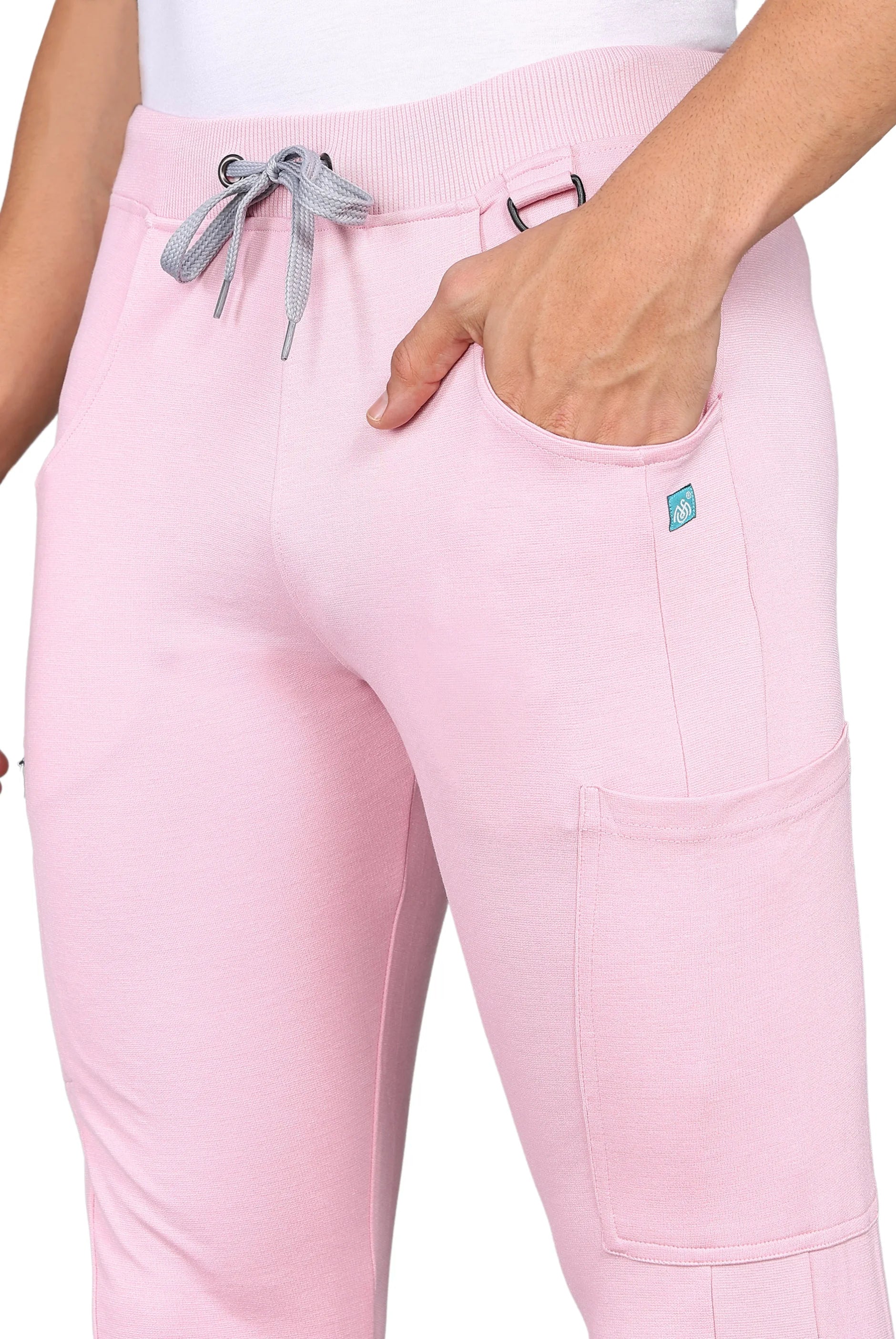Professional Pink Scrubs - Versatile Top & Standard Bottoms - Supermedic