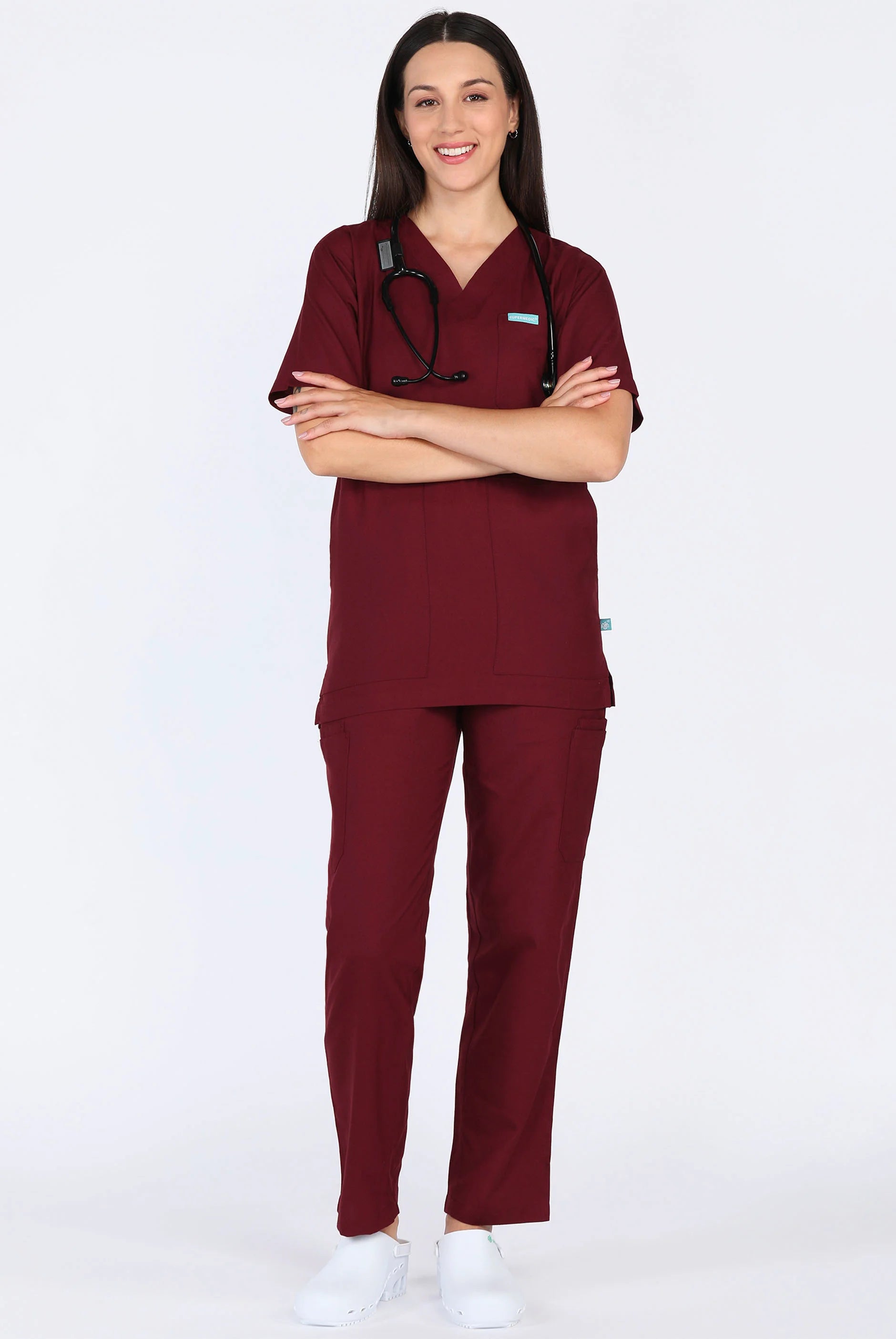 Classic French Wine Scrub Set for Women