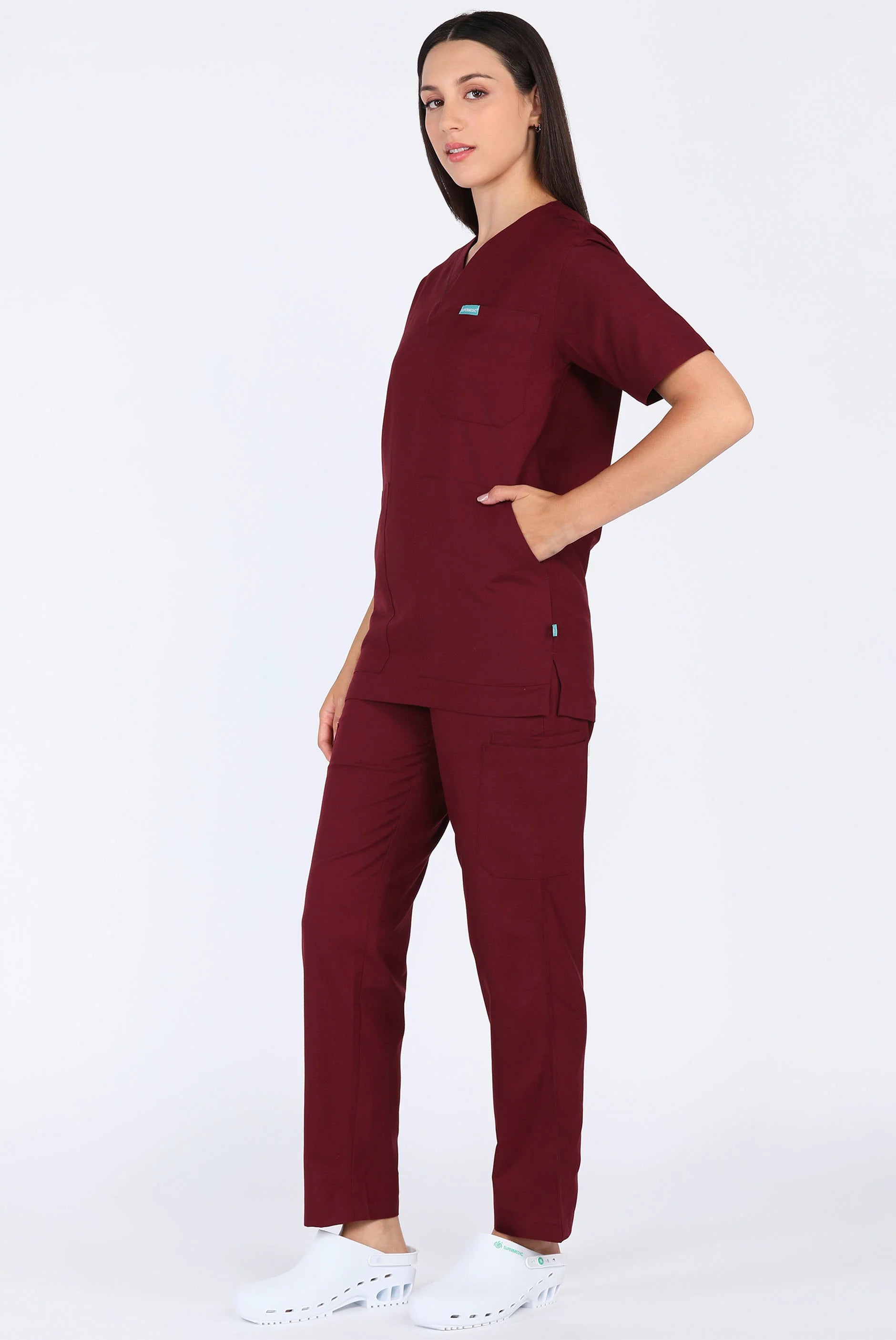 Classic French Wine Scrub Set for Women