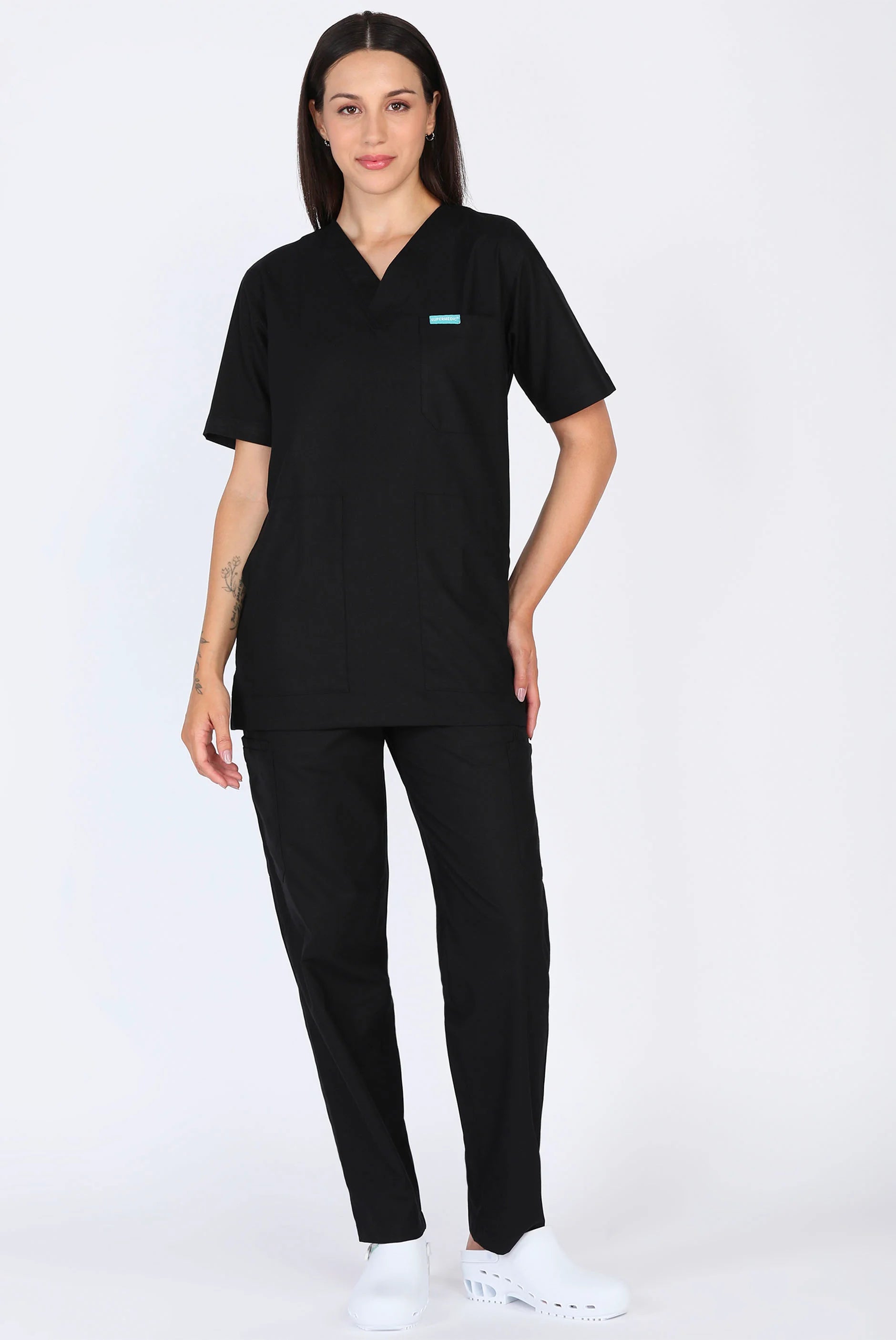 Classic Black Scrub Set for Women