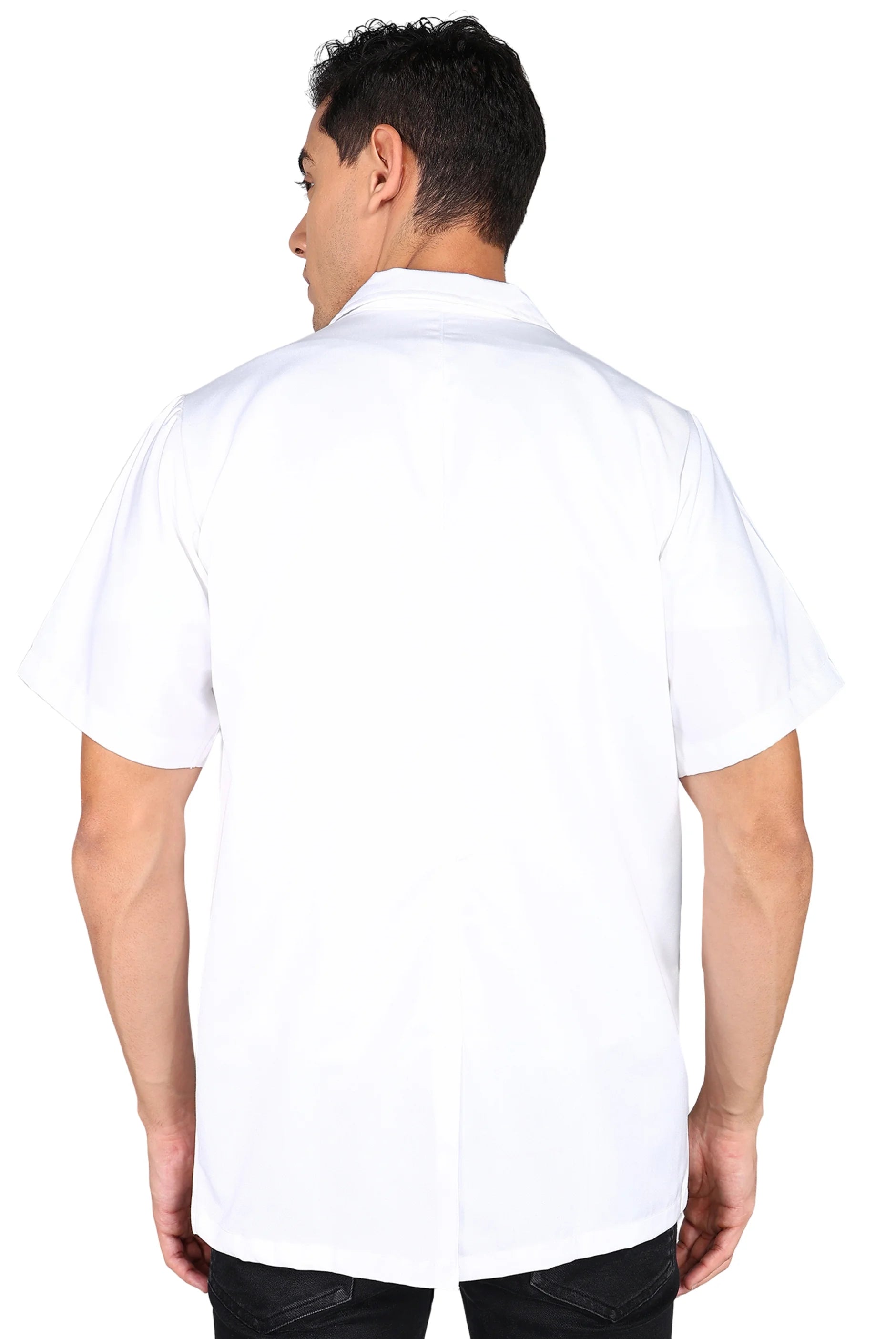 Perfect  Fit Short Sleeve Lab Coats For Men - Supermedic