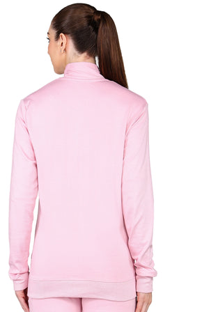 Fade-Resistant Women's Pink Scrub Jacket - Supermedic