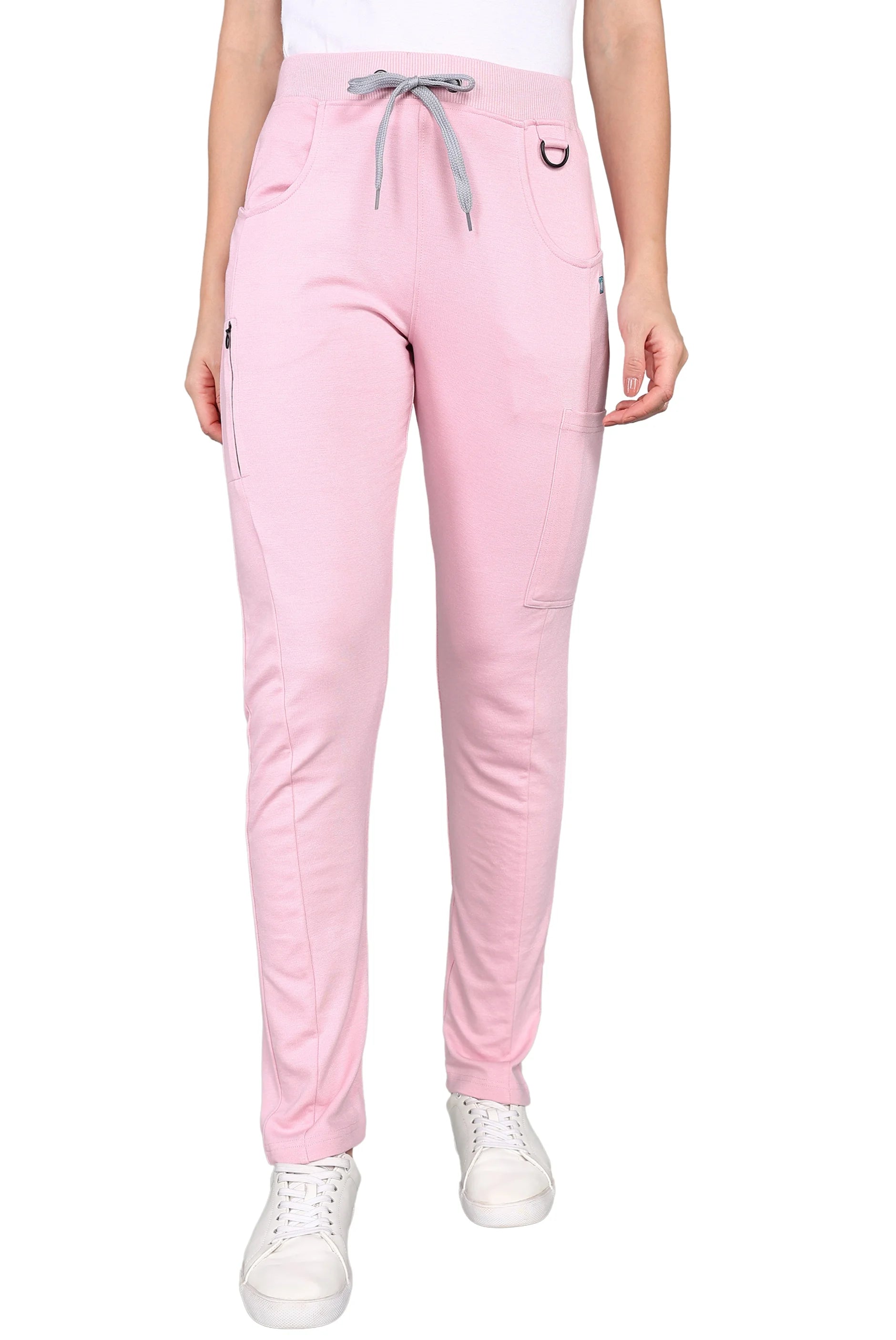 Pink Scrubs - Stretchable Top & Regular Bottom