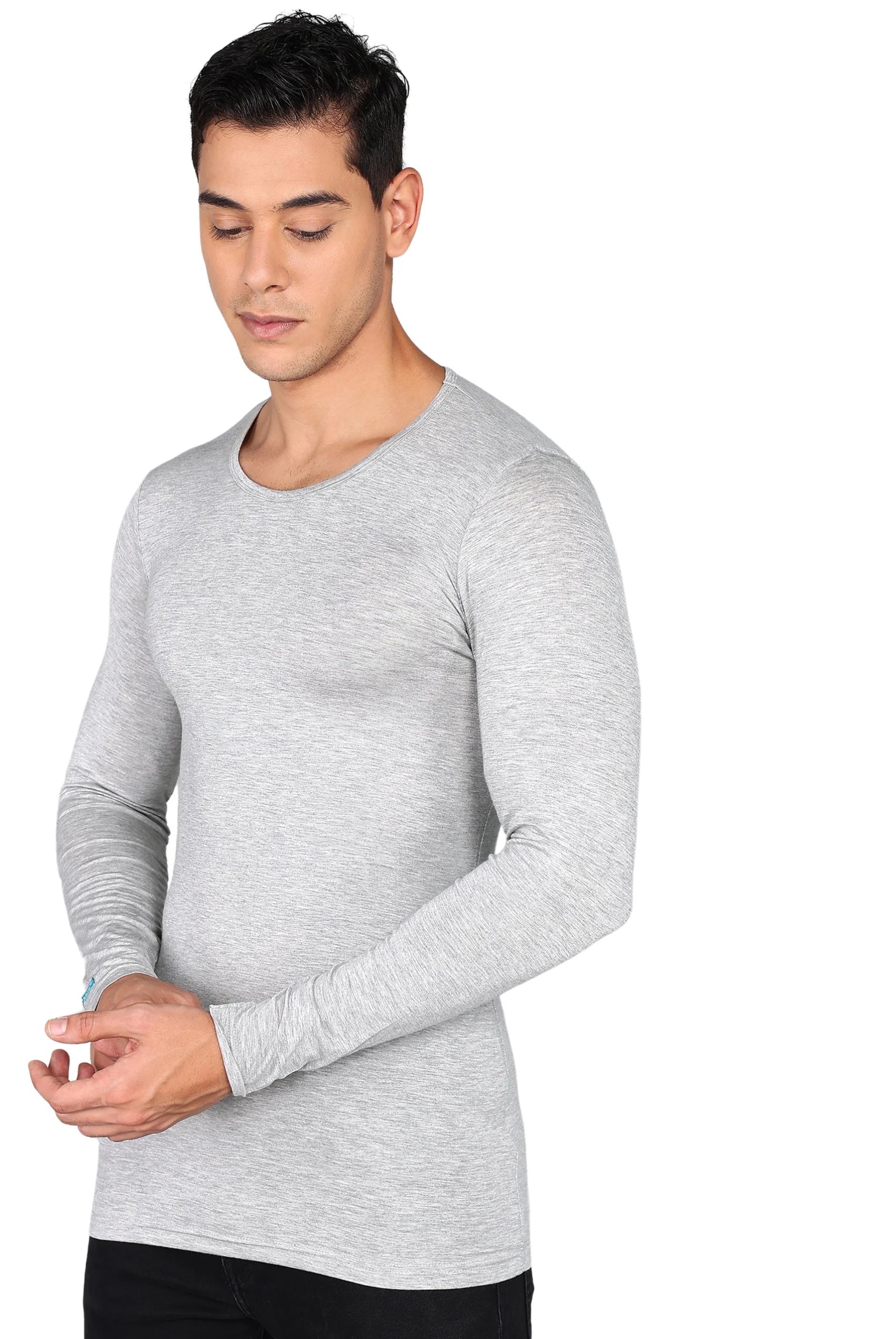 Grey Underscrubs men's Long Sleeve - Supermedic