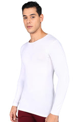 Men White Long Sleeve Under Scrub