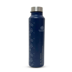 Customized Stainless Steel Water Bottle - Navy Blue