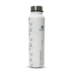 Customized Stainless Steel Water Bottle - White