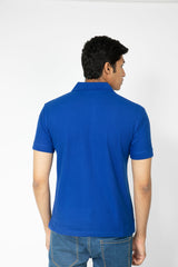 Blue Polo T-Shirt for Men (Comfortable Fit)