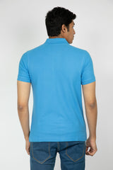 Light Blue Polo T-Shirt for Men (Comfortable Fit)